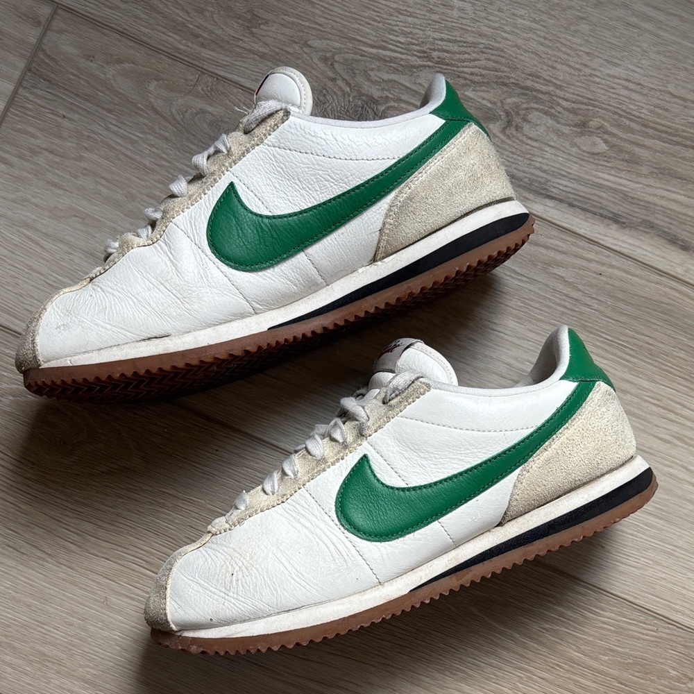 Nike Women's Cortez Sail / Aloe Verde /Black - 9.5 W